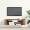 vidaXL TV skrinka 100 x 30 x 26,5 cm Staré drevo Kompozitné drevo