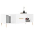 vidaXL Konferenčný stolík biely 102x50x40 cm kompozitné drevo