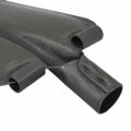 vidaXL Hlava lopaty 4 ks Strieborná 33 x 21 cm