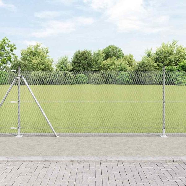 vidaXL Hexagonálne oplotenie s betónovým podstavcom 10 x 0,8 m