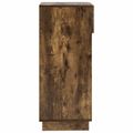 vidaXL Skriňa na topánky 48 x 38 x 87,5 cm Kompozitné drevo Dymový dub