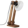 vidaXL Stolová lampa 25 W čierna 23x13x52 cm E27