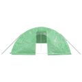 vidaXL Fóliovník s oceľovým rámom zelený 70 m² 14x5x2,3 m