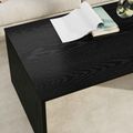 vidaXL Konferenčný stolík Čierny dub 95 x 50 x 34 cm Kompozitné drevo
