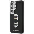 Puzdro Karl Lagerfeld Saffiano Double Heads Metal pre Samsung Galaxy S26 Ultra čierna