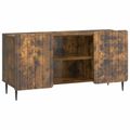 vidaXL TV skrinka 102 x 34,5 x 52 cm Dymový dub Kompozitné drevo