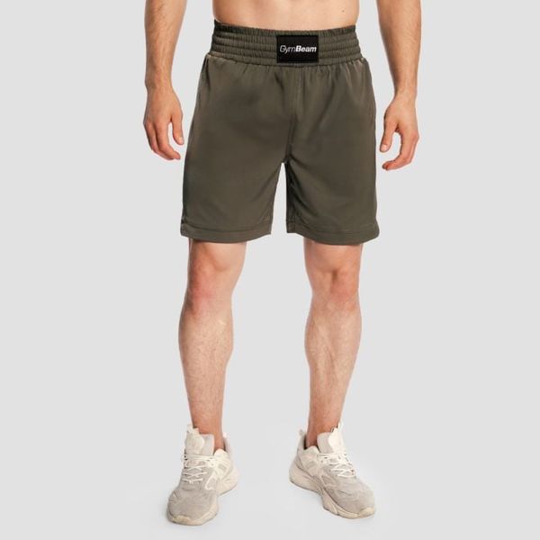 Šortky Boxing Combat Olive Grey - GymBeam, veľkosť L
