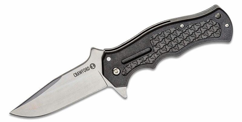 Cold Steel 20MWCB Crawford Model 1 (black) vreckový nôž 9 cm, čierna, Zy-Ex