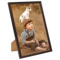 vidaXL Fotorámiky na stôl, koláž 10 ks, čierne 13x18 cm, MDF