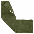 vidaXL Podložka s vankúšom HEERLEN Zelená 40 x 145 cm PV fleece