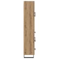 vidaXL Highboard 2 ks Remeselný dub 69,5 x 34 x 180 cm