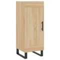 vidaXL Komoda dub sonoma 34,5x34x90 cm spracované drevo