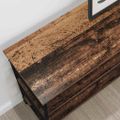 vidaXL Konzolový stôl Staré drevo 100 x 32 x 75 cm Kompozitné drevo