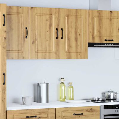 vidaXL Kuchynská nástenná skrinka Kalmar dub artisan, kompozitné drevo