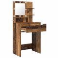 vidaXL Toaletné stolíky do spálne Staré drevo 80 x 39,6 x 135 cm