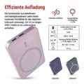 Powerbanka EMOS WI 522 /B0555S/, 5 000 mAh, 20 W+Wireless, lososová