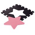Detská penová puzzle podložka NILS Fun MD03 ružová