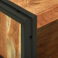 vidaXL Konferenčný stolík Hnedá 120 x 50 x 38 cm Pevné akáciové drevo