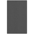 vidaXL Rohožka Stripe čierna a sivá 90x150 cm