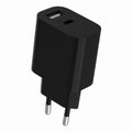 GEMBIRD TA-UC-2AC12-01-BK, Nabíjačka, U/USB-C, 12W