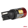 LED žiarovky CANBUS T10 W5W 9 SMD 3030 Biele 12V 24V AMiO-04242
