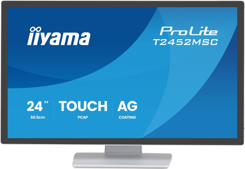 24'' LCD iiyama T2452MSC-W2AG-IPS, FHD, 10P