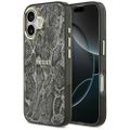Puzdro Guess Python Pattern MagSafe pre iPhone 17 čierne