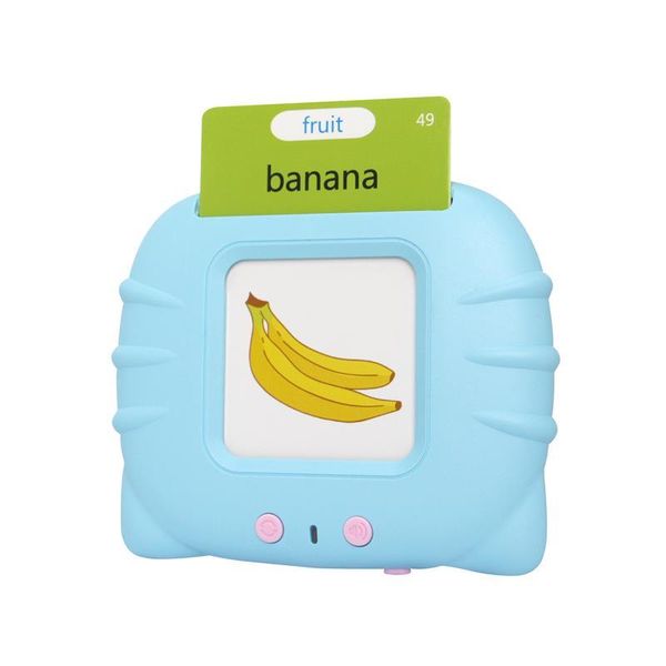 English learning device cat blue
