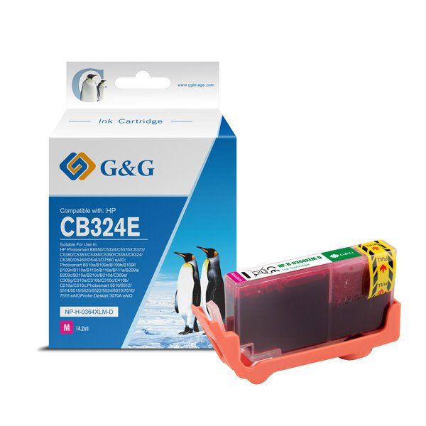 alt. kazeta G&G pre HP CB324EE (HP364XL) Deskjet 3070A e-All-in-One / Deskjet 3520 e-All-in-One / Deskjet 3522 (13,6ml)