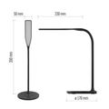 LED stolná lampa EMOS Z7637B OSCAR, čierna