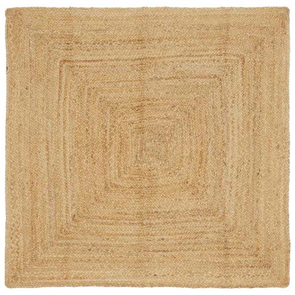 vidaXL Kusové koberce Prírodná 120 x 120 cm Juta