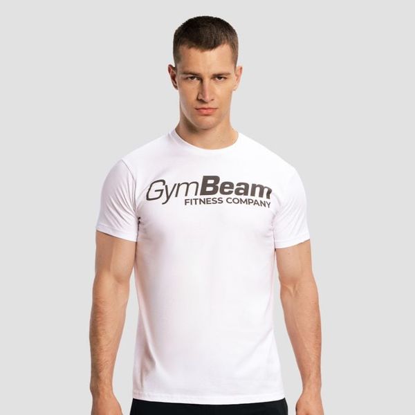 Tričko Fitness White - GymBeam, veľkosť XXL