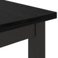 vidaXL stôl Čierny dub 100 x 50 x 76,5 cm Inžinierske drevo a oceľ