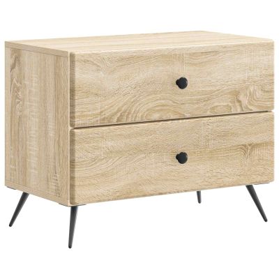 vidaXL Nočný stolík Dub sonoma 62 x 34,5 x 47,5 cm Kompozitné drevo