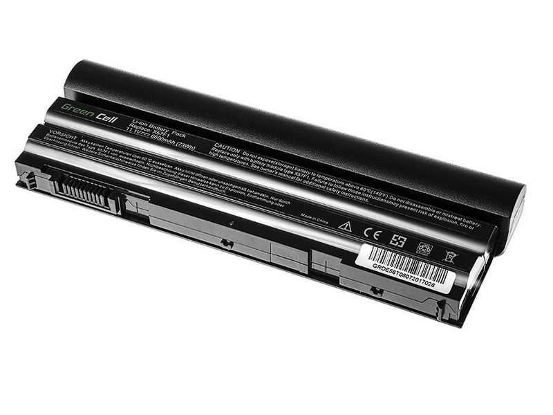 DE56T Green Cell Battery for Dell Latitude E5520 E6420 E6520 E6530 (rear) / 11,1V 6600mAh