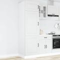 vidaXL Kuchynská skriňa Kalmar, biela, kompozitné drevo
