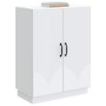 vidaXL Servírovacia skriňa Biela 66 x 34,5 x 87 cm Kompozitné drevo