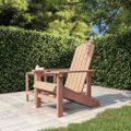 vidaXL Záhradná stolička Adirondack HDPE hnedá