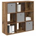 vidaXL Servírovacia skriňa Staré drevo 88,5 x 29 x 84,5 cm