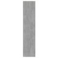 vidaXL Knižnica/rozdeľovač sivý dub 60x30x135 cm spracované drevo