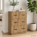 vidaXL Zásuvkový kabinet 66 x 34,5 x 87 cm Kompozitné drevo