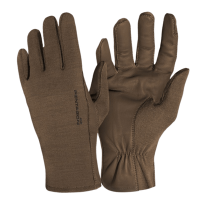 P20001-03-Coyote-M Pentagon Pilot Nomex® Gloves - Short