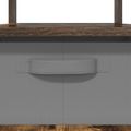 vidaXL Konferenčný stolík Dymová dub 77 x 55 x 42 cm Kompozitné drevo