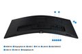 Samsung ViewFinity/S65UC/34"/VA/3440x1440/100Hz/5ms/Black/3R LED monitor, prohnutý, 34", VA, 3440×1440, 21:9, 100Hz, 5ms, 350cd/m2, 3000:1, HDMI, DisplayPort, 3× USB, USB-C, LAN, repro, VESA