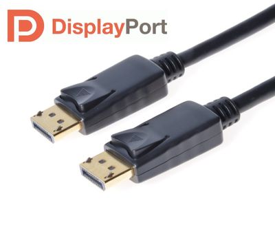 PremiumCord DisplayPort 1.2 prípojný kábel M/M, pozlátené konektory, 3m
