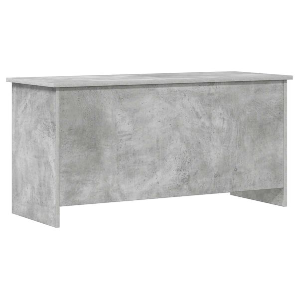 vidaXL Úložná truhlica Betónovo sivá 100 x 40 x 50 cm Kompozitné drevo