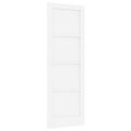 vidaXL Vnútorné dvere 73,5 x 211 cm Preglejka Biela