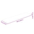 vidaXL Nástenné panely 12 ks tmavozelené 60x15 cm látkové 1,08 m²
