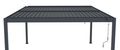Bioklimatická pergola G21 Austin 4x4 m, antracitová hliníková