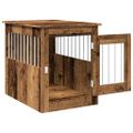 vidaXL Nábytok do prepravky pre psa Old Wood 55x75x65 cm